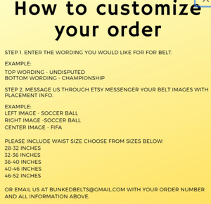 PERSONALIZED CUSTOM MADE BELTS